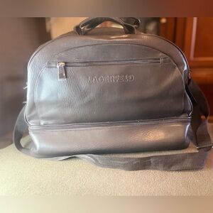 Karl Lagerfeld Brown Weekender Duffel Travel Bag Large Carry On NWOT